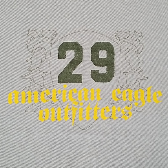 Blue American Eagle Long Sleeved Shirt - Picture 4 of 5